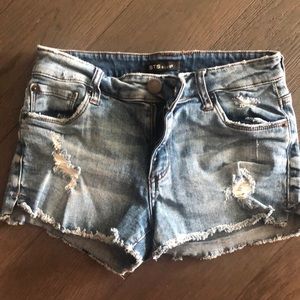 STS Blue jean cut off shorts size 24
